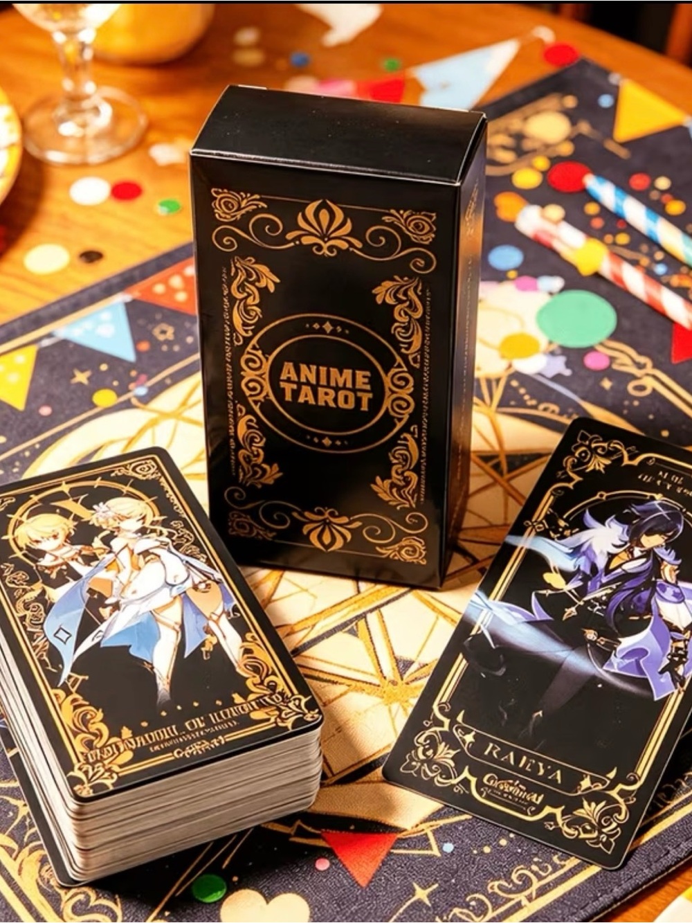 Genshin Impact Tarot Deck NEW Anime Cards Games TCG Toys Manga Fantasy Gift Home